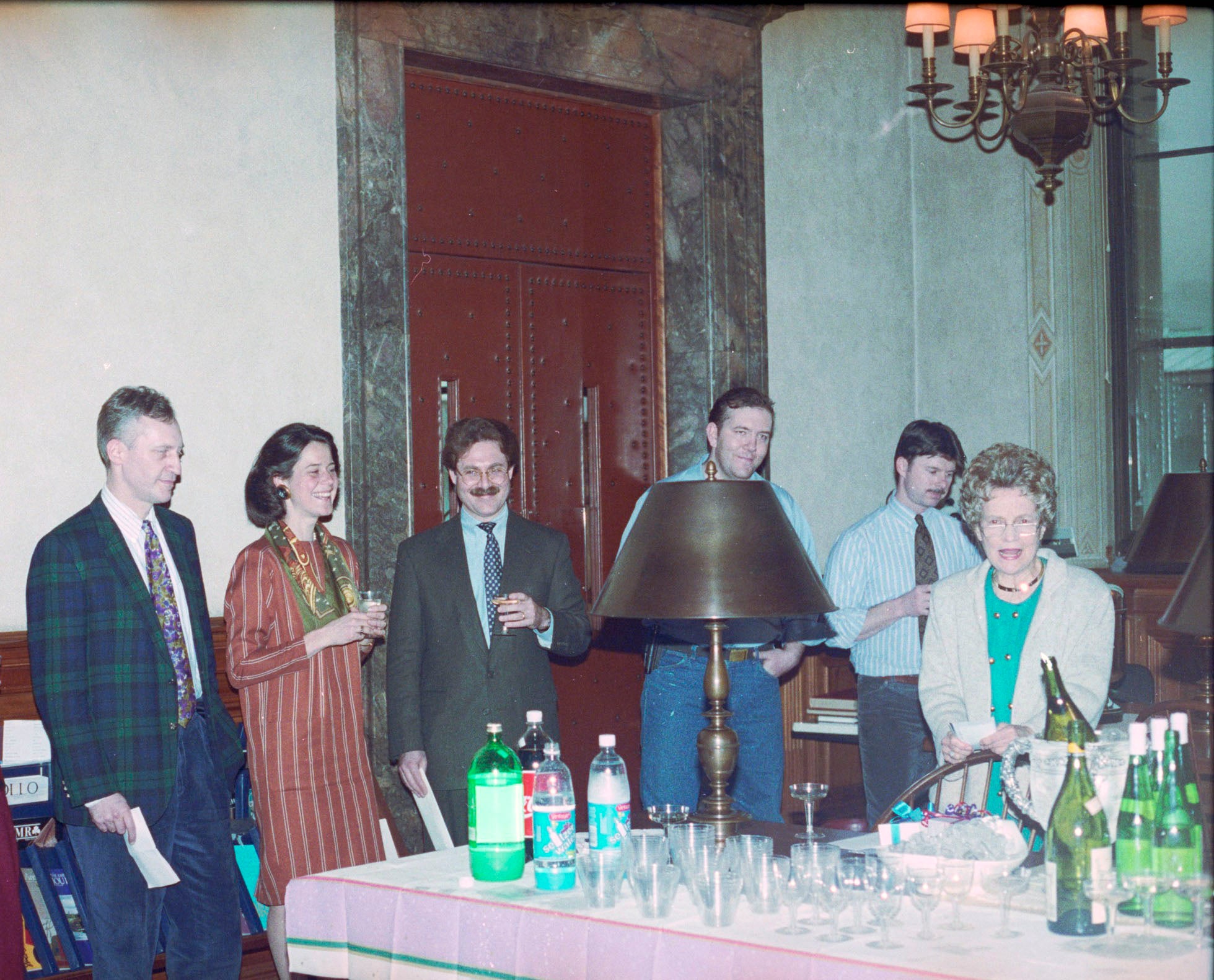 Photograph from Helen Sanger's retirement part, December 31, 1994