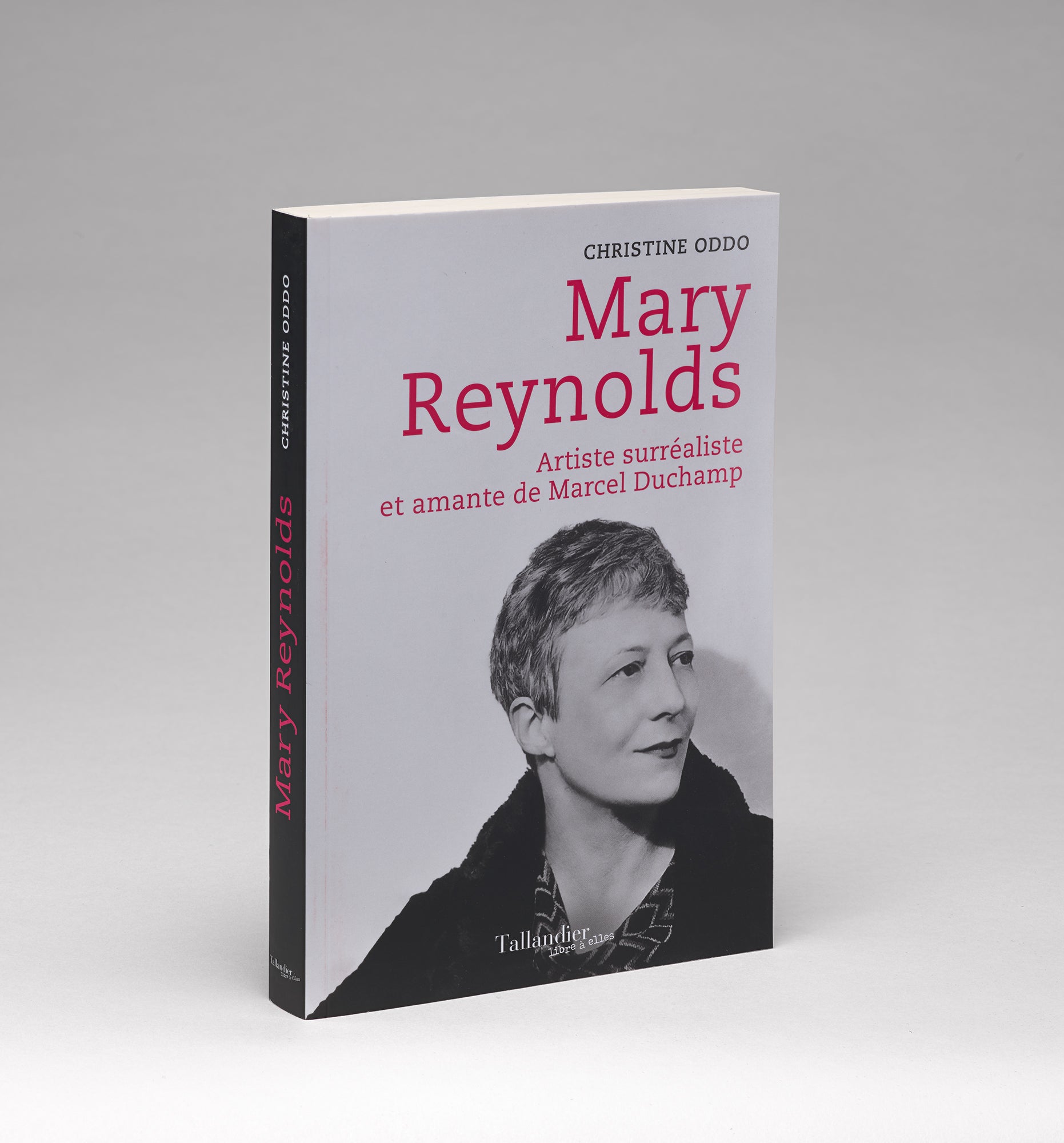 Cover of Christine Oddo's "Mary Reynolds," featuring a portrait photo of the artist