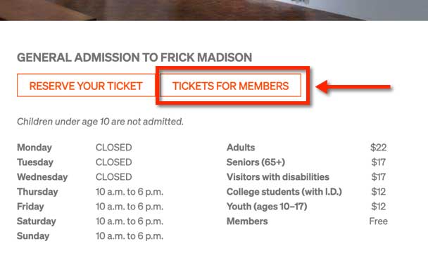 screenshot ticket button on page
