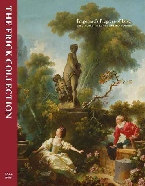 cover of Fall 2021 Member Magazine, with detail of painting with man and woman in garden