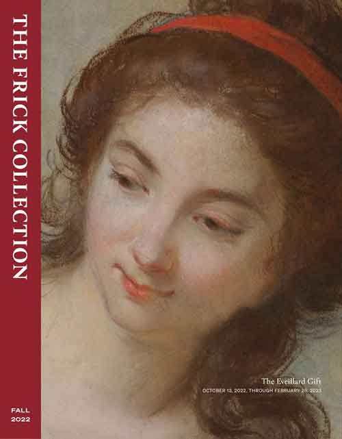 cover of magazine with portrait of woman with red band in her hair