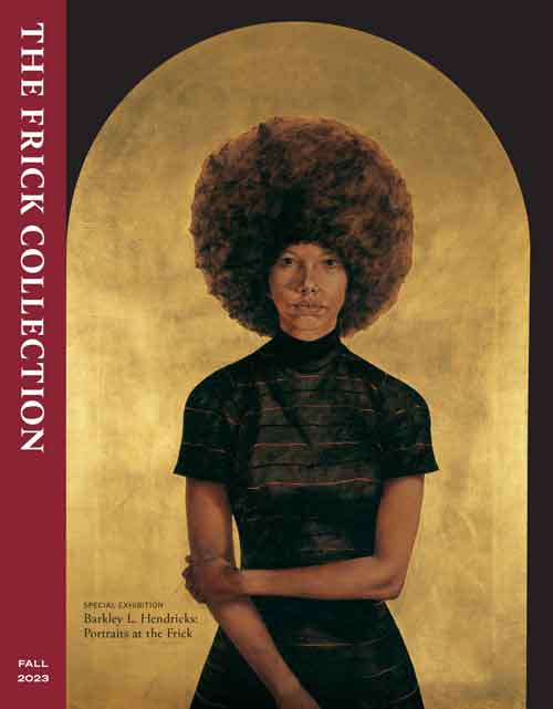 cover of Fall 2023 Member Magazine, with painting of woman against gold background