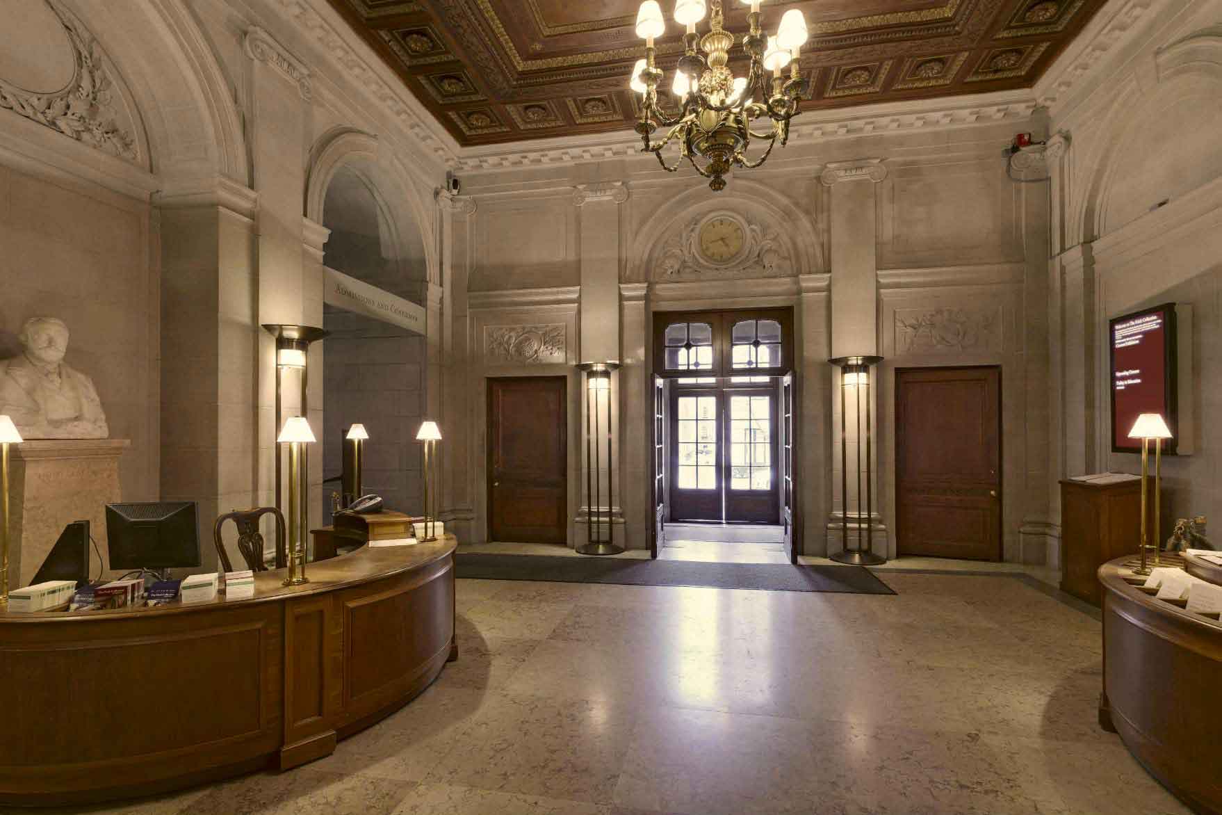 Entrance Hall of The Frick Collection