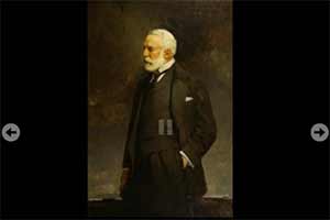 link to slideshow showing oil portrait of Henry Clay Frick 
