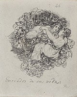 Goya, Enredos de sus vidas (Entanglements of Their Lives), 1824-28, black crayon on paper, National Gallery of Canada, Ottawa. Photography credit: ©National Gallery of Canada