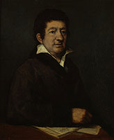 Goya, Leandro Fernández de Moratín, 1824, oil on canvas, Museo de Bellas Artes, Bilbao