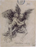 Goya, Se quieren mucho (They Love Each Other Very Much), 1824-28, black crayon on paper, Museo Nacional del Prado, Madrid. Photography credit: ©Museo Nacional del Prado, Madrid
