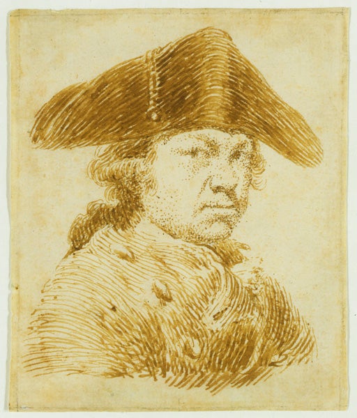 Self-Portrait with Three-Cornered Hat