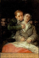Goya, Self-Portrait with Dr. Arrieta, 1820, oil on canvas, The Minneapolis Institute of Arts, Ethel Morrison Van Derlip Fund