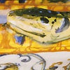 detail of a snake head