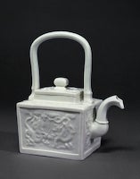 Teapot with Cover, Meissen porcelain, Böttger period, c. 1713–15, 1928.149; H: 6” (15.2 cm), The Arnhold Collection Photo: Maggie Nimkin