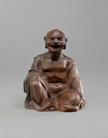 Incense Burner in the Form of a Seated Buddhist Divinity, Meissen stoneware, c. 1710–13, 1929.167. Photo: Maggie Nimkin