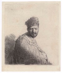 Bearded Man, in an Oriental Fur Cap
and Robe: The Artist's Father