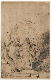 The Angel Appearing to Hagar in the Desert