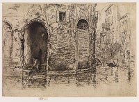Two Doorways, 1879–80 State IV/VII Etching and drypoint