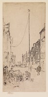 The Mast, 1879–80 State V/VI Etching and drypoint