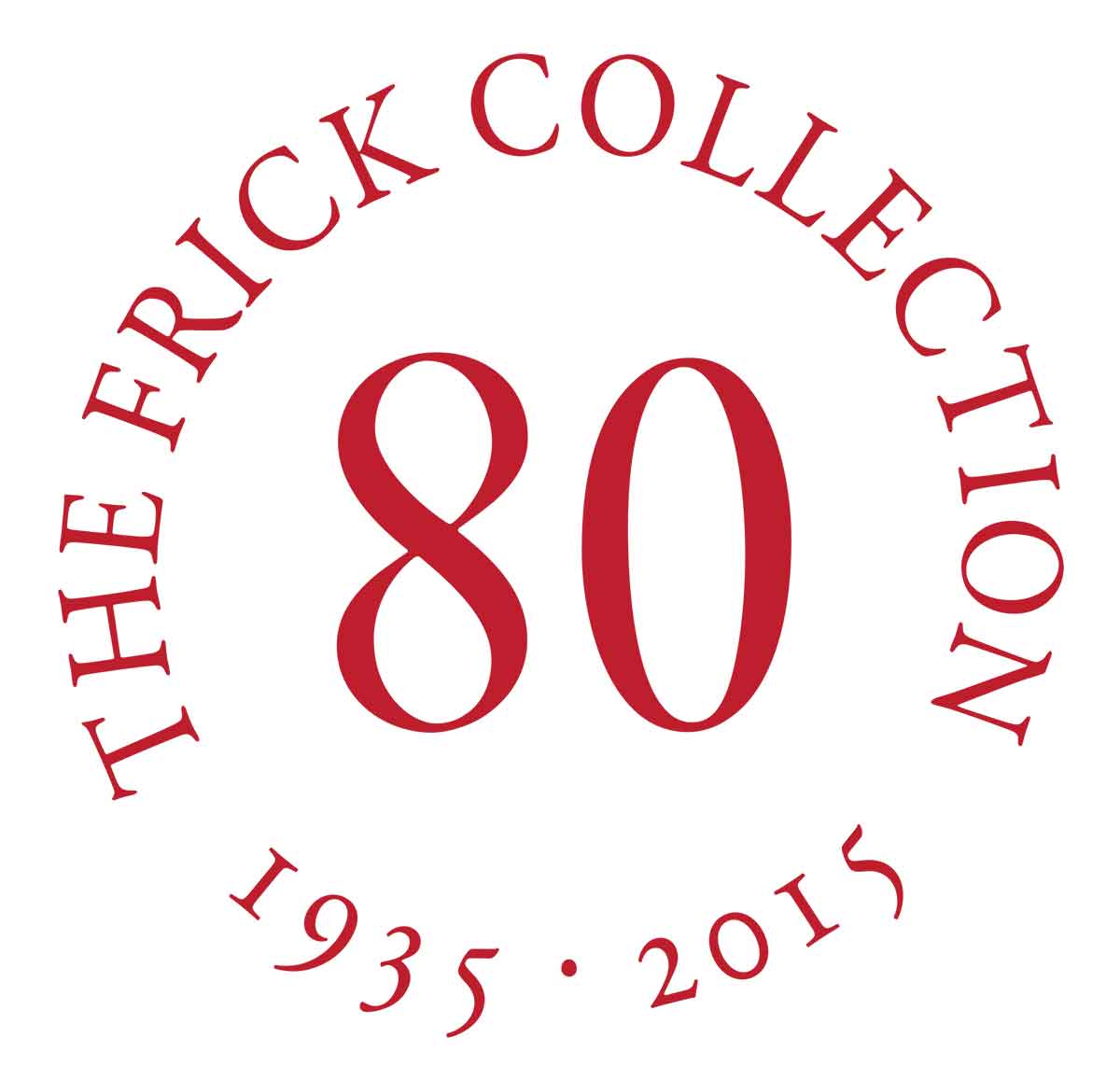 logo for the 80th Anniversary of the Frick Collection 1935-2015
