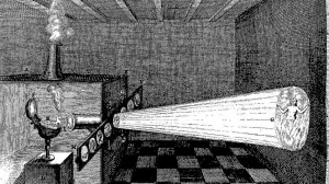 Illustration from Athanasius Kircher's “Ars magna lucis et umbrae” of 1646.