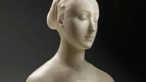 marble bust of a woman