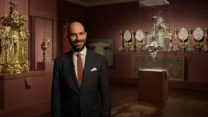 video still of Xavier Salomon in exhibit at The Frick Collection