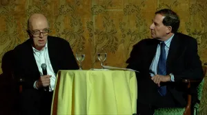 Link to video of James Fenton and Ian Wardropper converstation