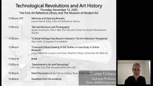 video still of Uchacz, and program listing