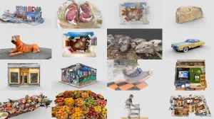 16 images of random objects