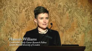 Link to video of Hanna Williams lecture