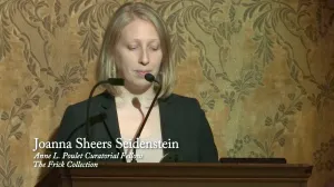 Link to video of Joanna Sheers Seidenstein lecture about Rembrandt