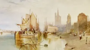 Link to video about Joseph Mallord William Turner's painting, 'The Harbor of Dieppe'