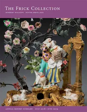 cover of Member Magazine, Winter Spring 2020, depicting porcelain figures near tree