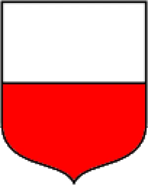 coat of arms divided in half horizontally