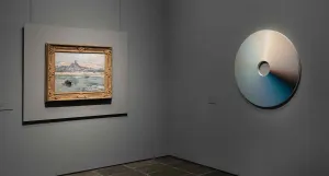 gallery view of two pieces at Frick Madison