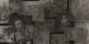 collage of Fragonard's works of art