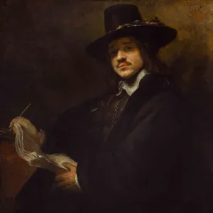 sitting man wearing black outfit and hat