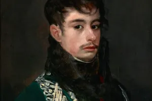 Male officer in dark green clothing