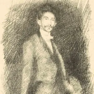 drawing of a man in a suit
