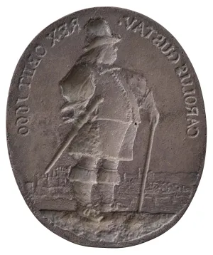 Backside of silver medal