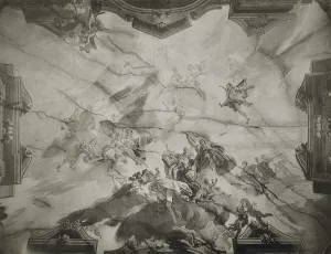 Tiepolo's Triumph of the Arts and Sciences, ca. 1730–31 (destroyed 1943)