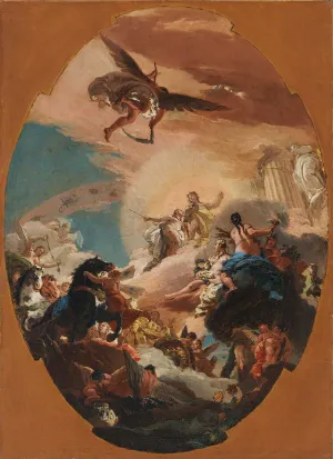 Study for a fresco depicting scenes from the story of Apollo and Phaeton
