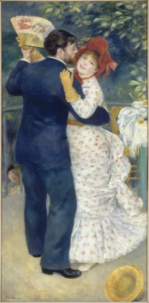 man and woman dancing outdoors