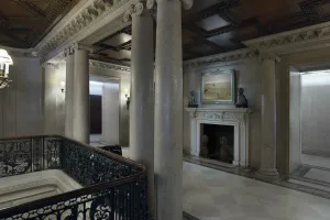 frick second floor landing at top of staircase