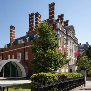 building facade with greenery 