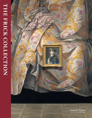 cover of 2023-24 Frick Annual Report depicting painting against painted wall