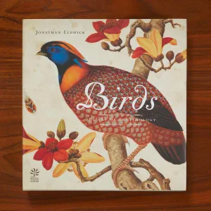 Book cover with a colorful artwork of a bird