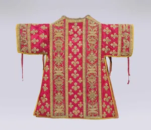 red tunic like garment