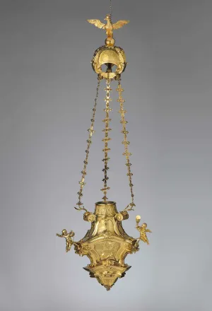 lamp with chains