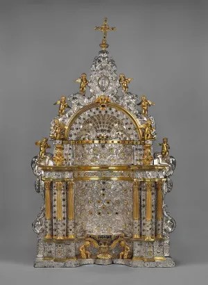 silve and gilt structure