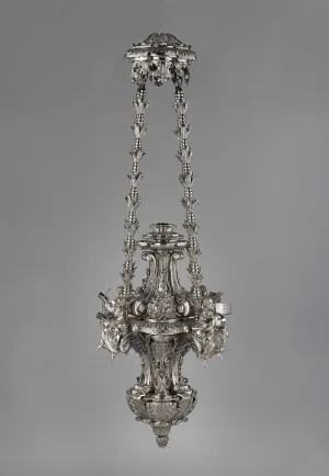 silver lamp