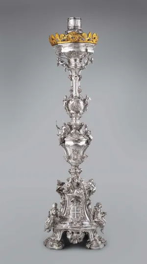 ornamental stand for candlestick